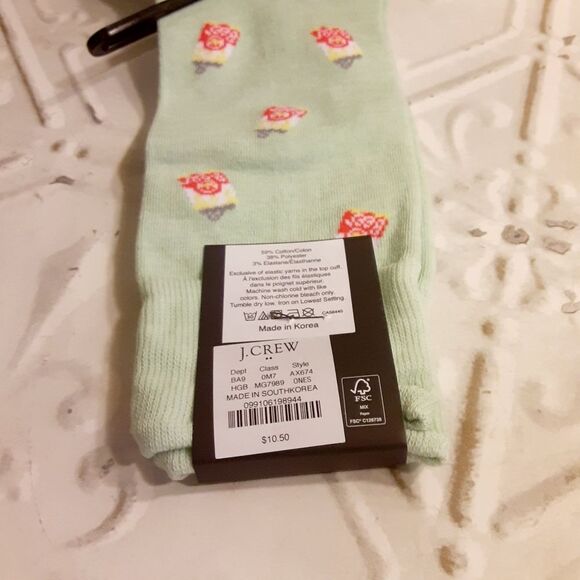 J CREW COTTON NOVELTY SOCKS "BEER CANS" NWT - Picture 6 of 6